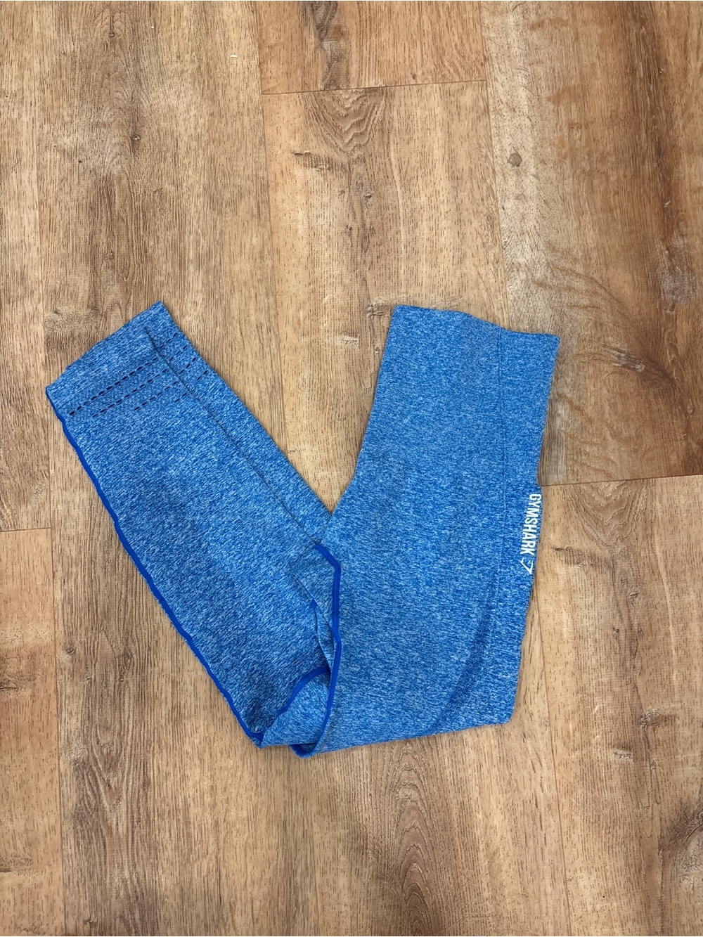 Gymshark Women’s Heather Blue Seamless Leggings